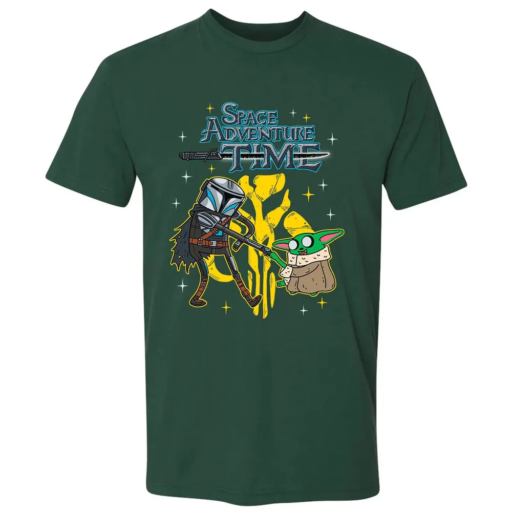 Space Adventure Time Premium Unisex T-shirt - 12