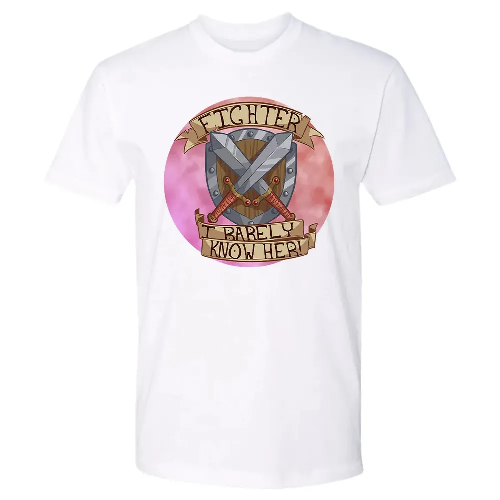 Fighter   I Barely Know Her Premium Unisex T-shirt - 4