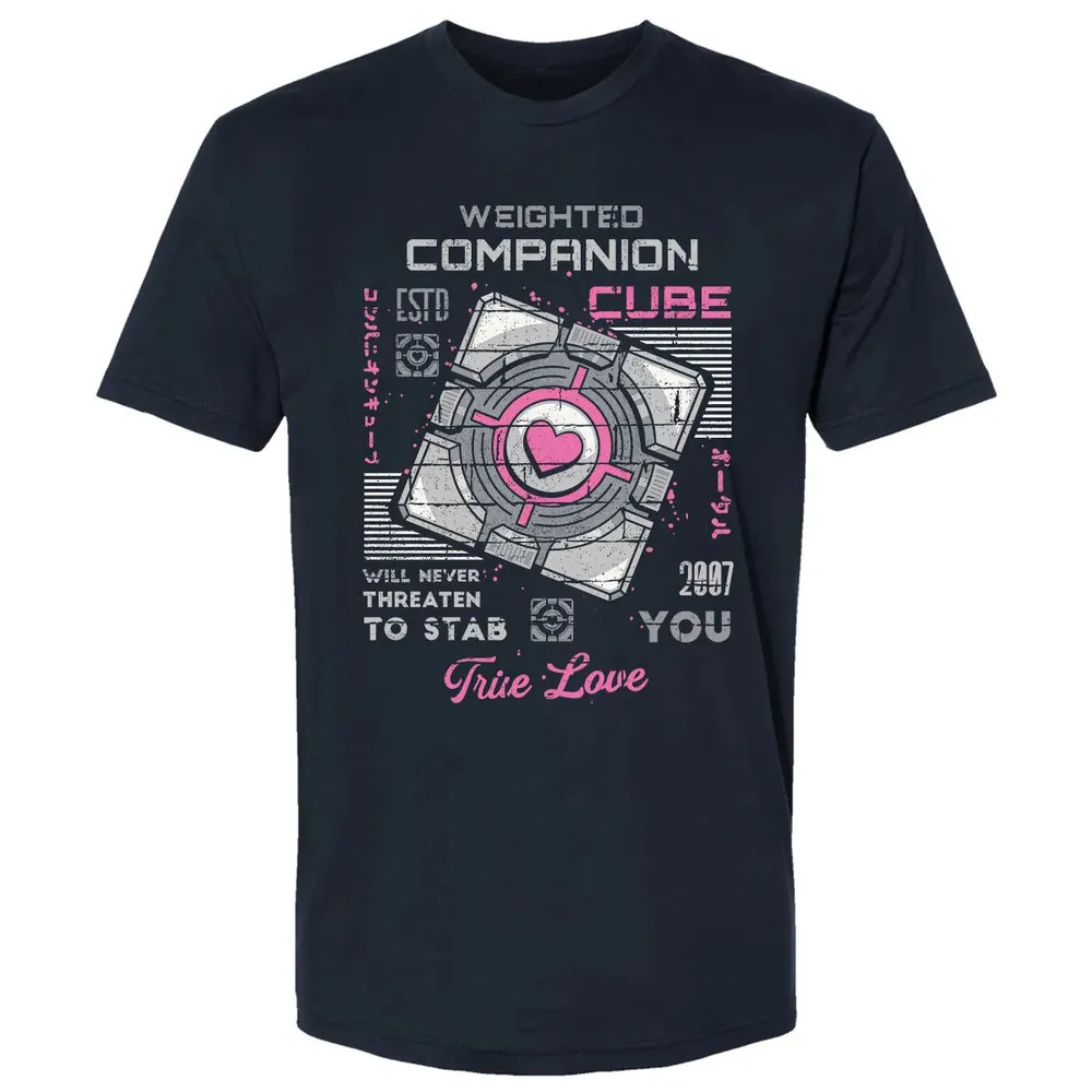 Weighted Companion Cube Premium Unisex T-shirt - 2