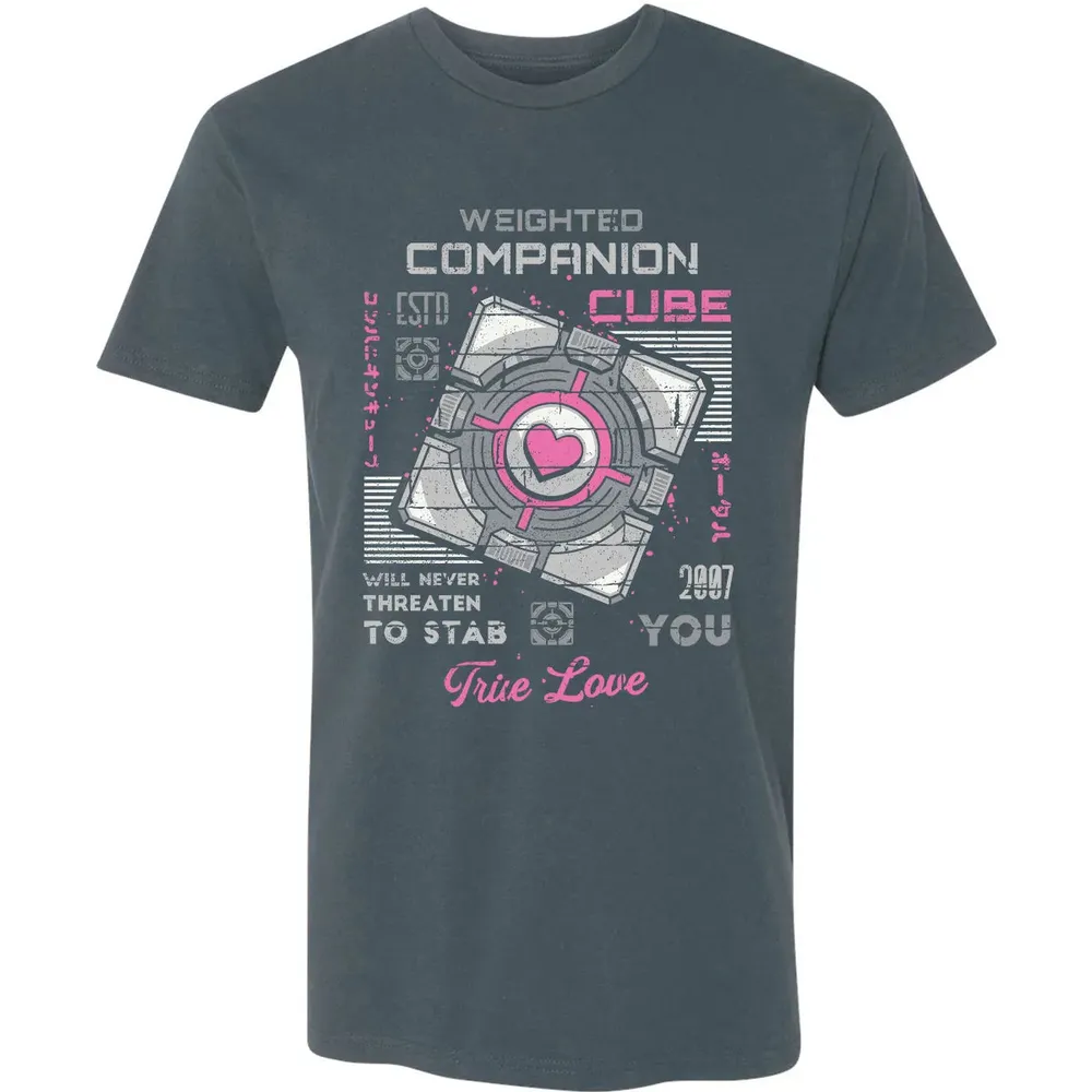 Weighted Companion Cube Premium Unisex T-shirt - 14