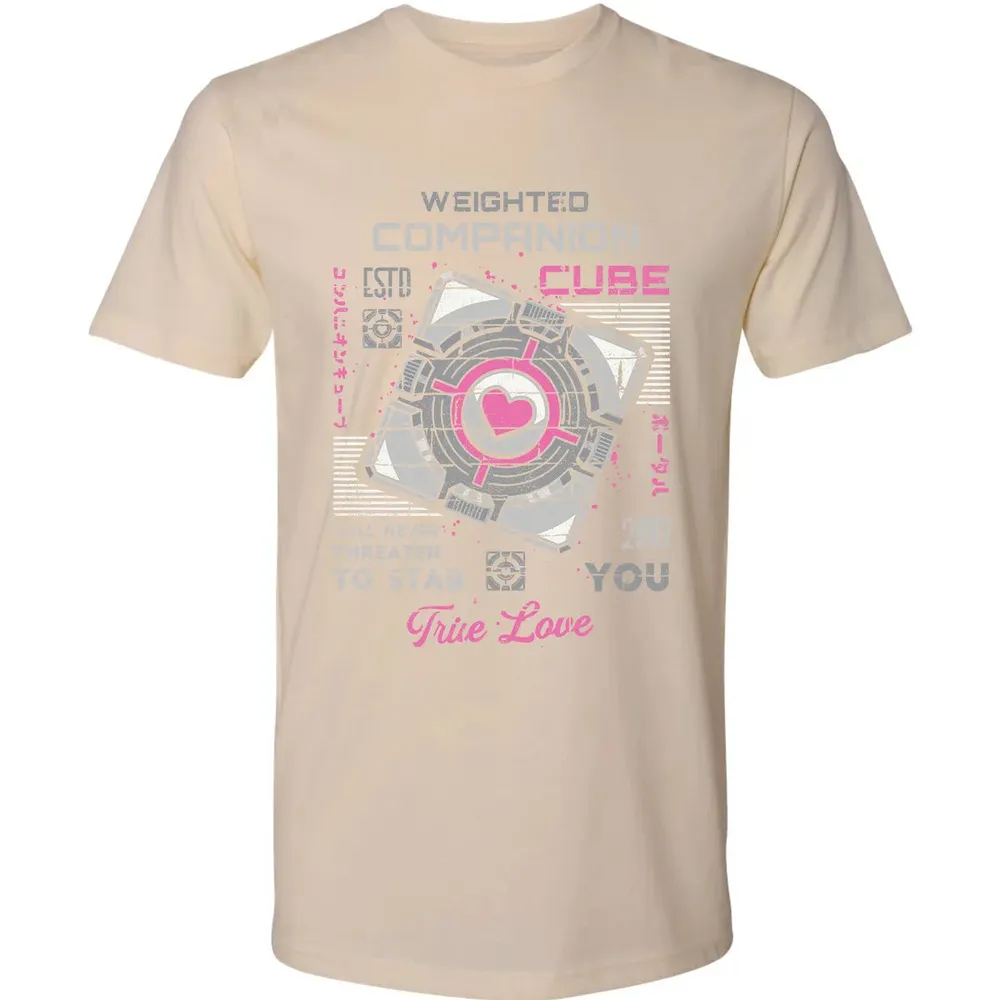 Weighted Companion Cube Premium Unisex T-shirt - 13