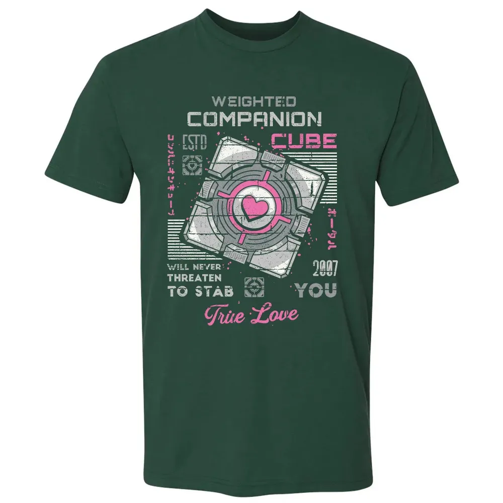 Weighted Companion Cube Premium Unisex T-shirt - 12