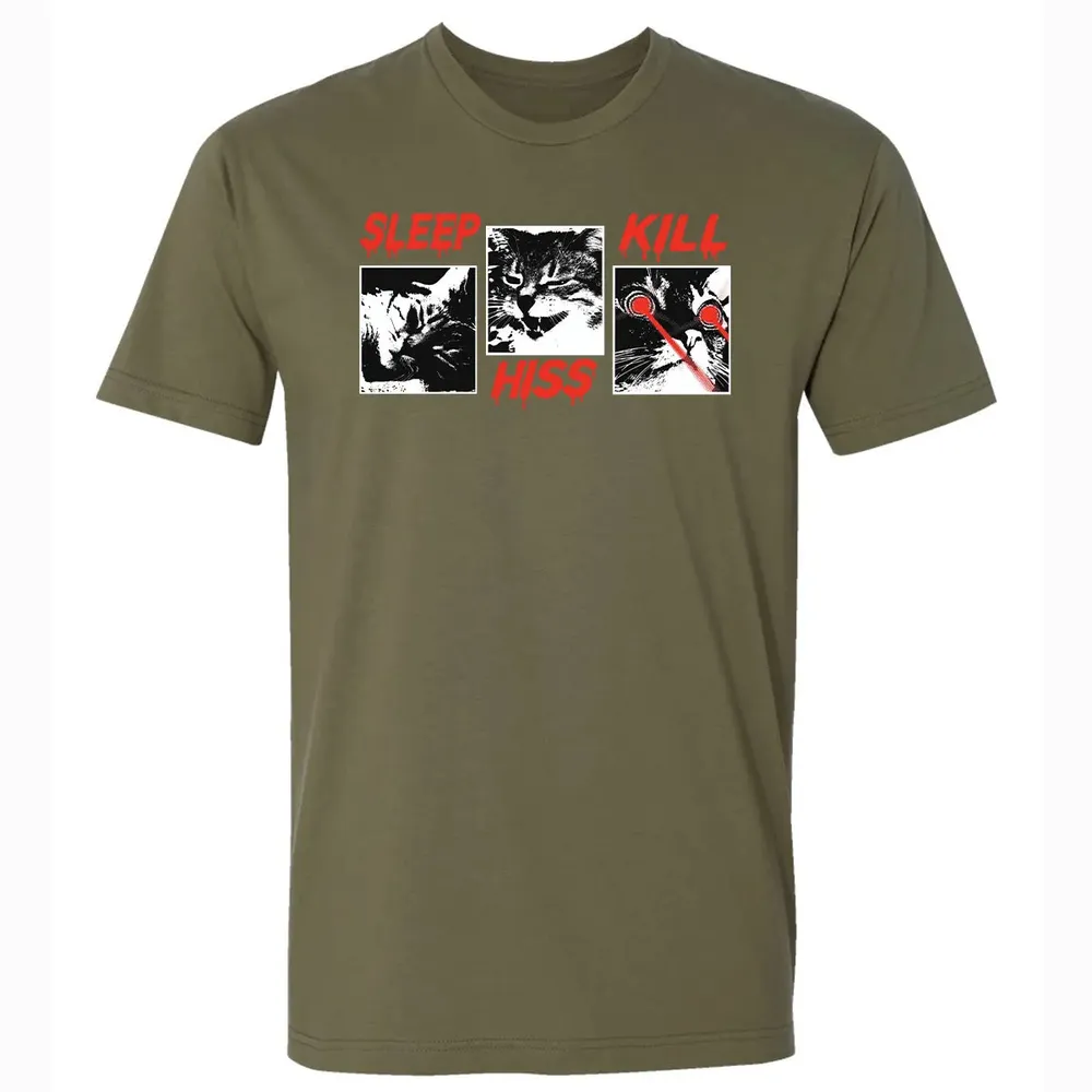 Sleep Hiss Kill Premium Unisex T-shirt - 5