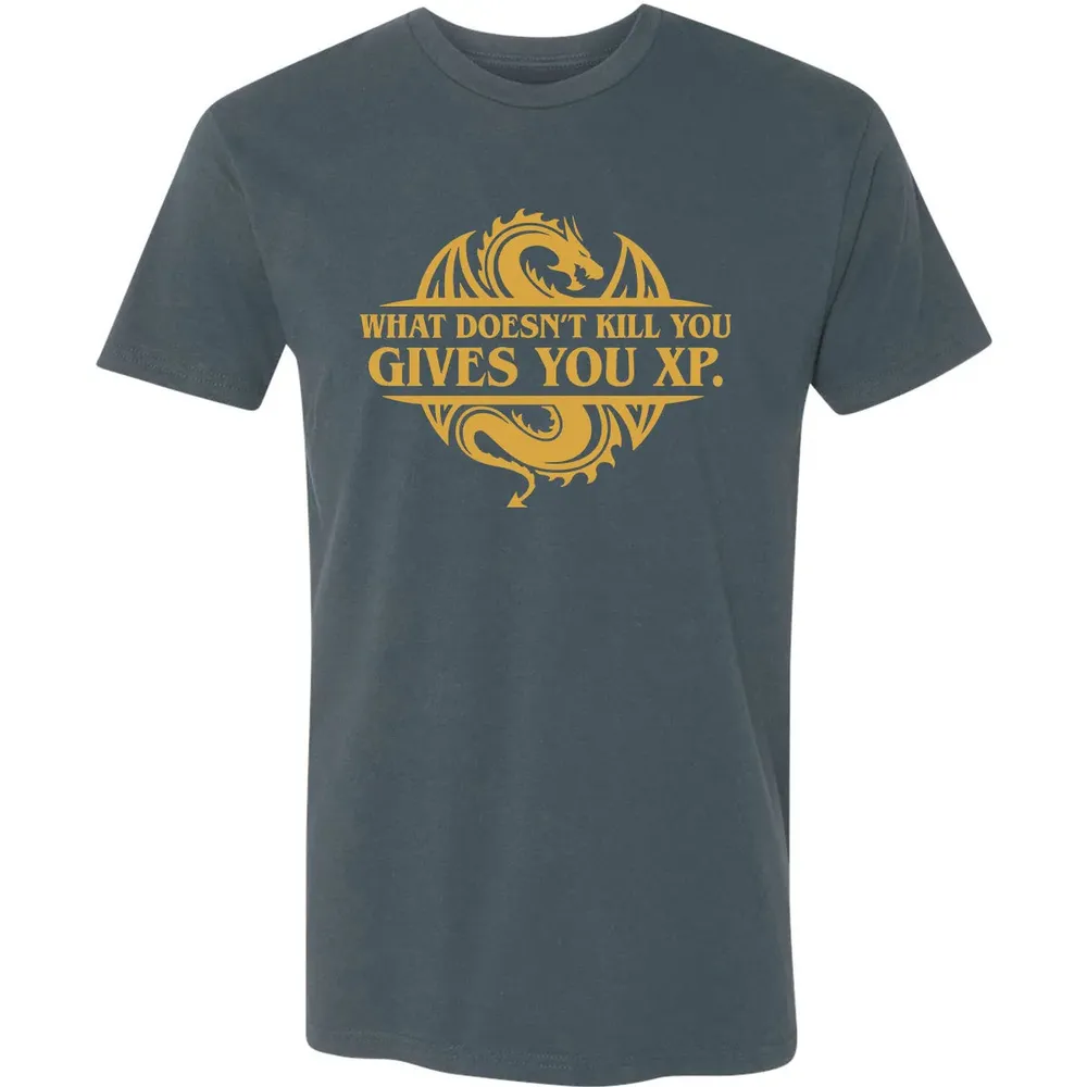 What doesn't kill you gives you XP Premium Unisex T-shirt - 14