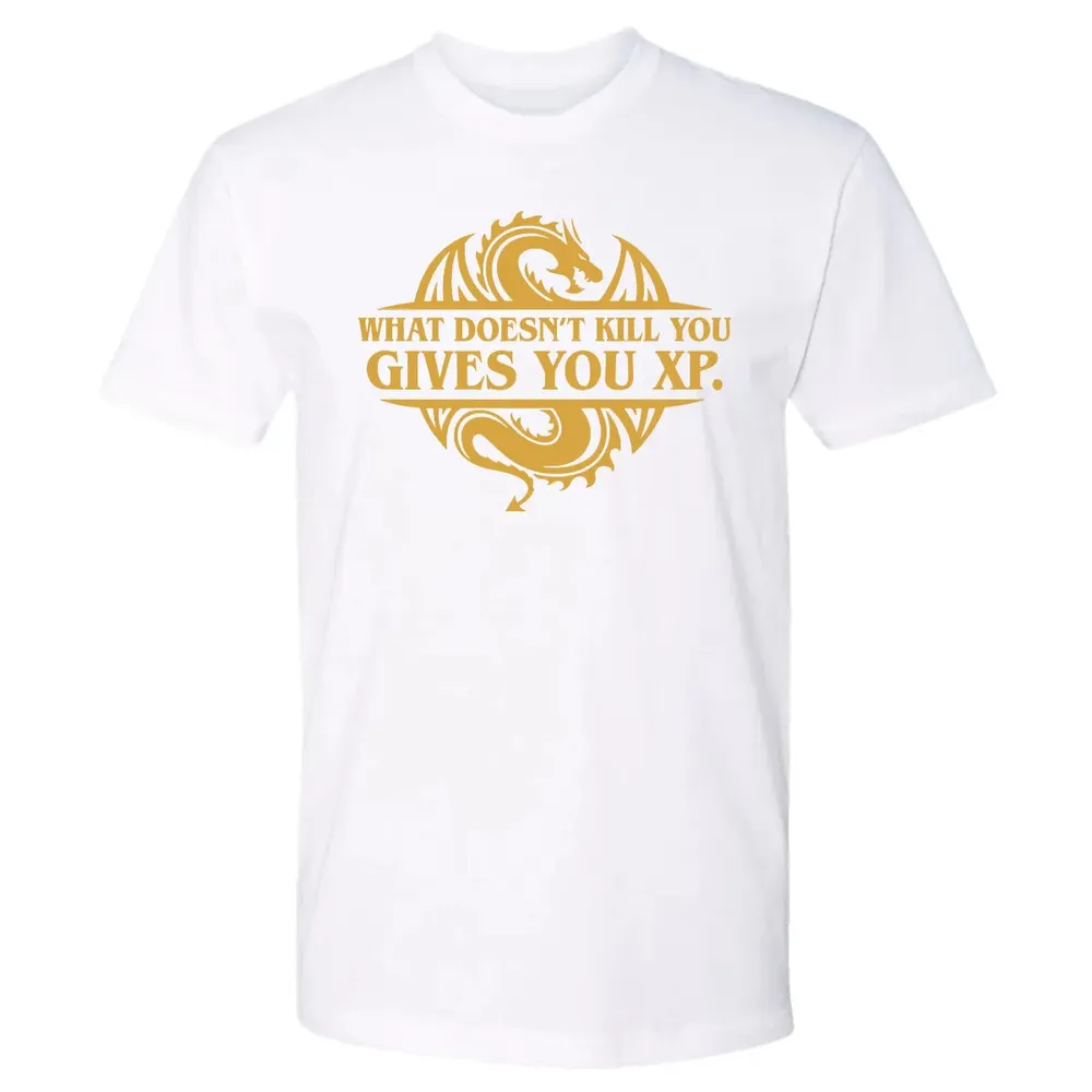 What doesn't kill you gives you XP Premium Unisex T-shirt - 4
