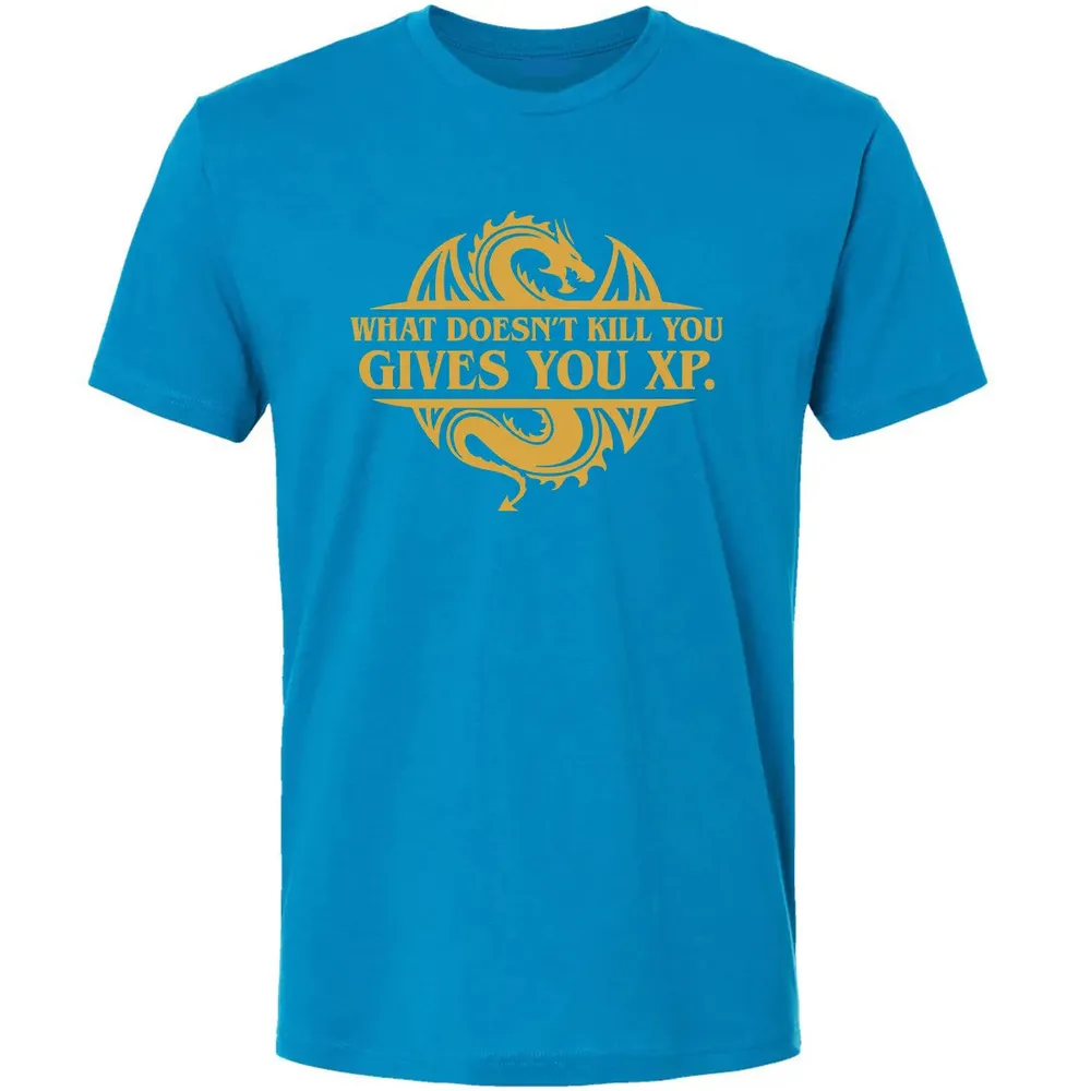 What doesn't kill you gives you XP Premium Unisex T-shirt - 15