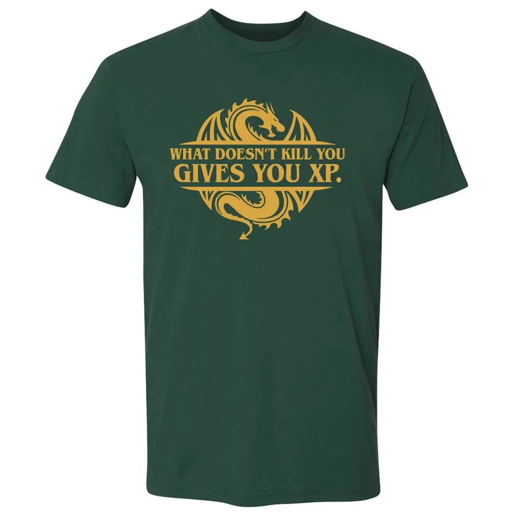 What doesn't kill you gives you XP Premium Unisex T-shirt - 12