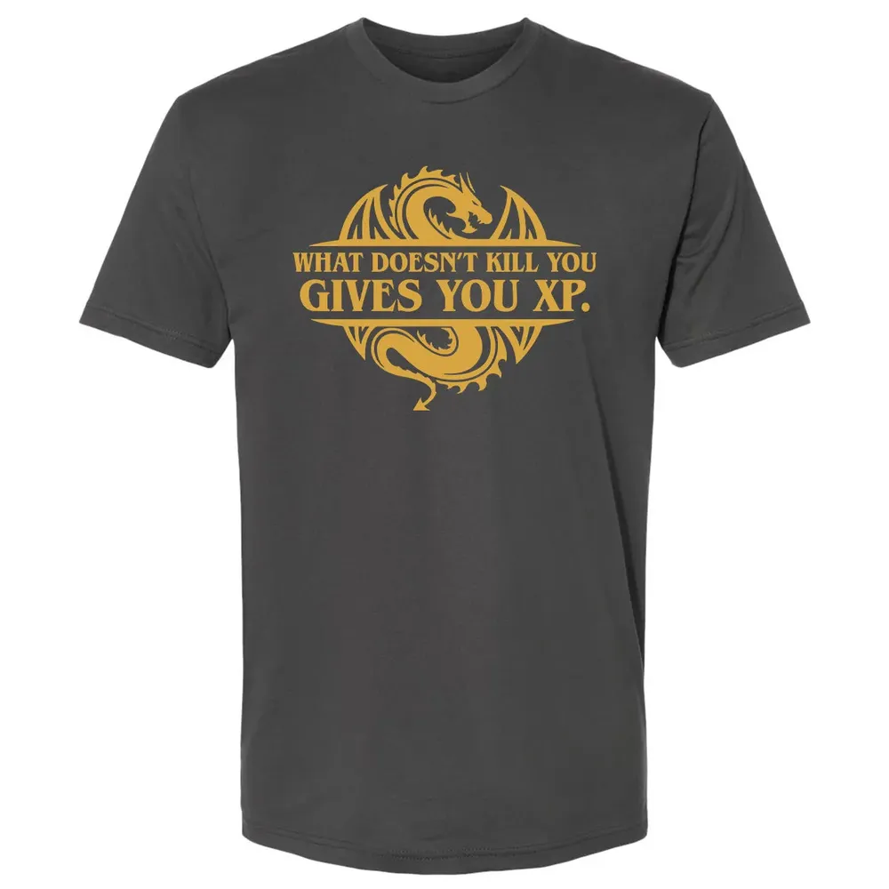 What doesn't kill you gives you XP Premium Unisex T-shirt - 8