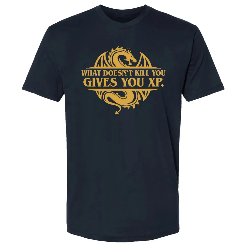 What doesn't kill you gives you XP Premium Unisex T-shirt - 2