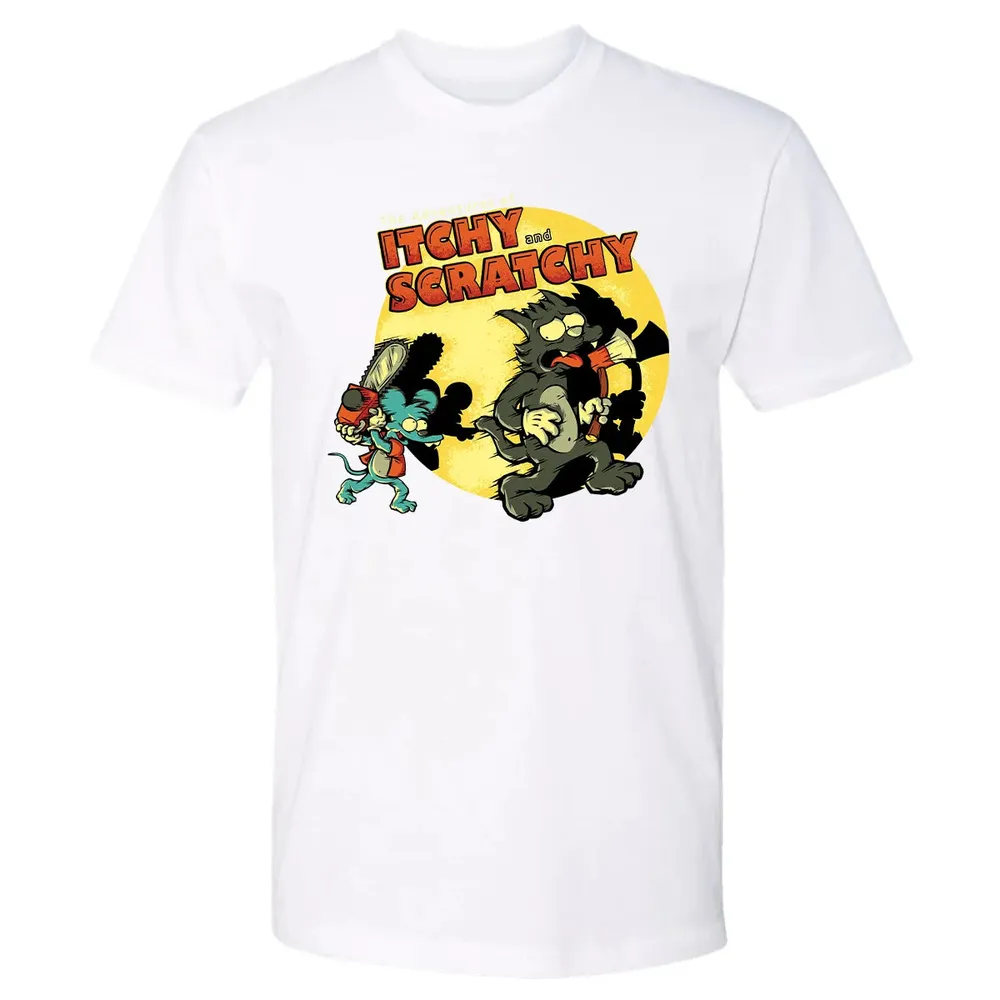 Adventures Of Itchy and Scratchy Premium Unisex T-shirt - 4