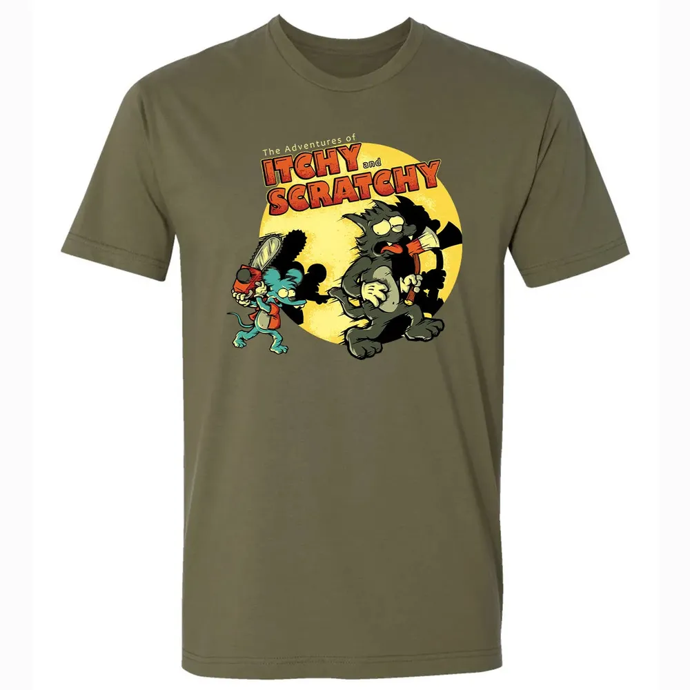 Adventures Of Itchy and Scratchy Premium Unisex T-shirt - 5