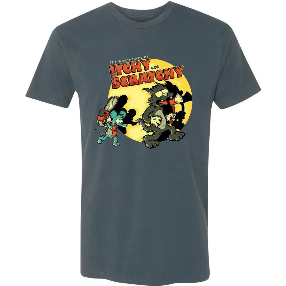 Adventures Of Itchy and Scratchy Premium Unisex T-shirt - 14