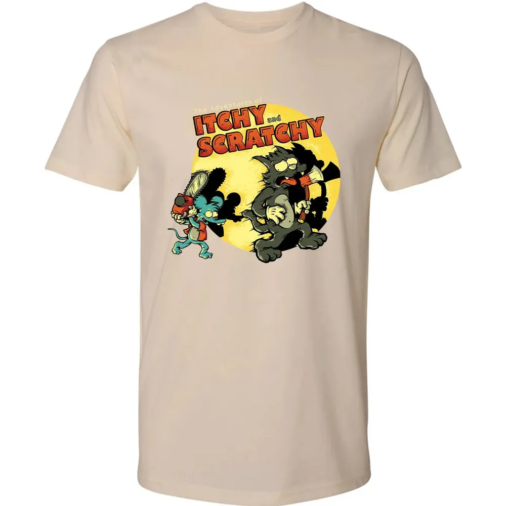 Adventures Of Itchy and Scratchy Premium Unisex T-shirt - 13