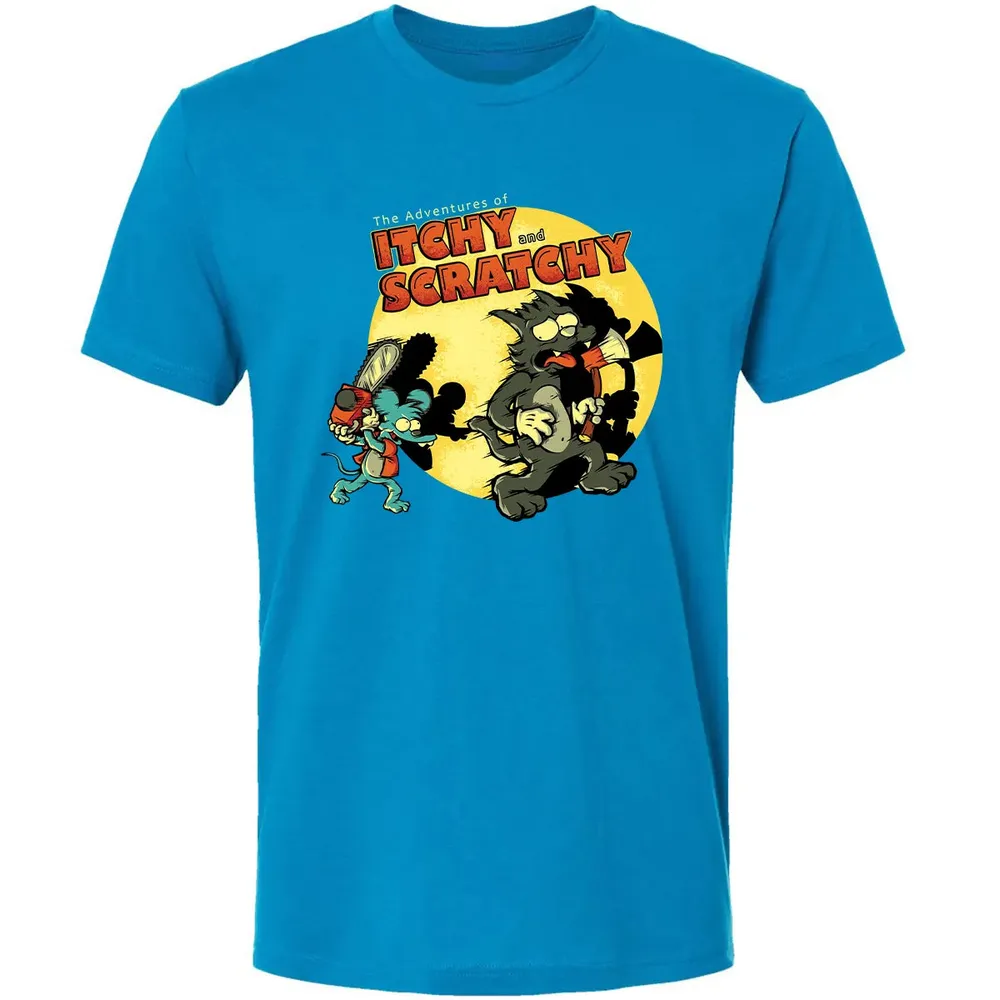 Adventures Of Itchy and Scratchy Premium Unisex T-shirt - 15