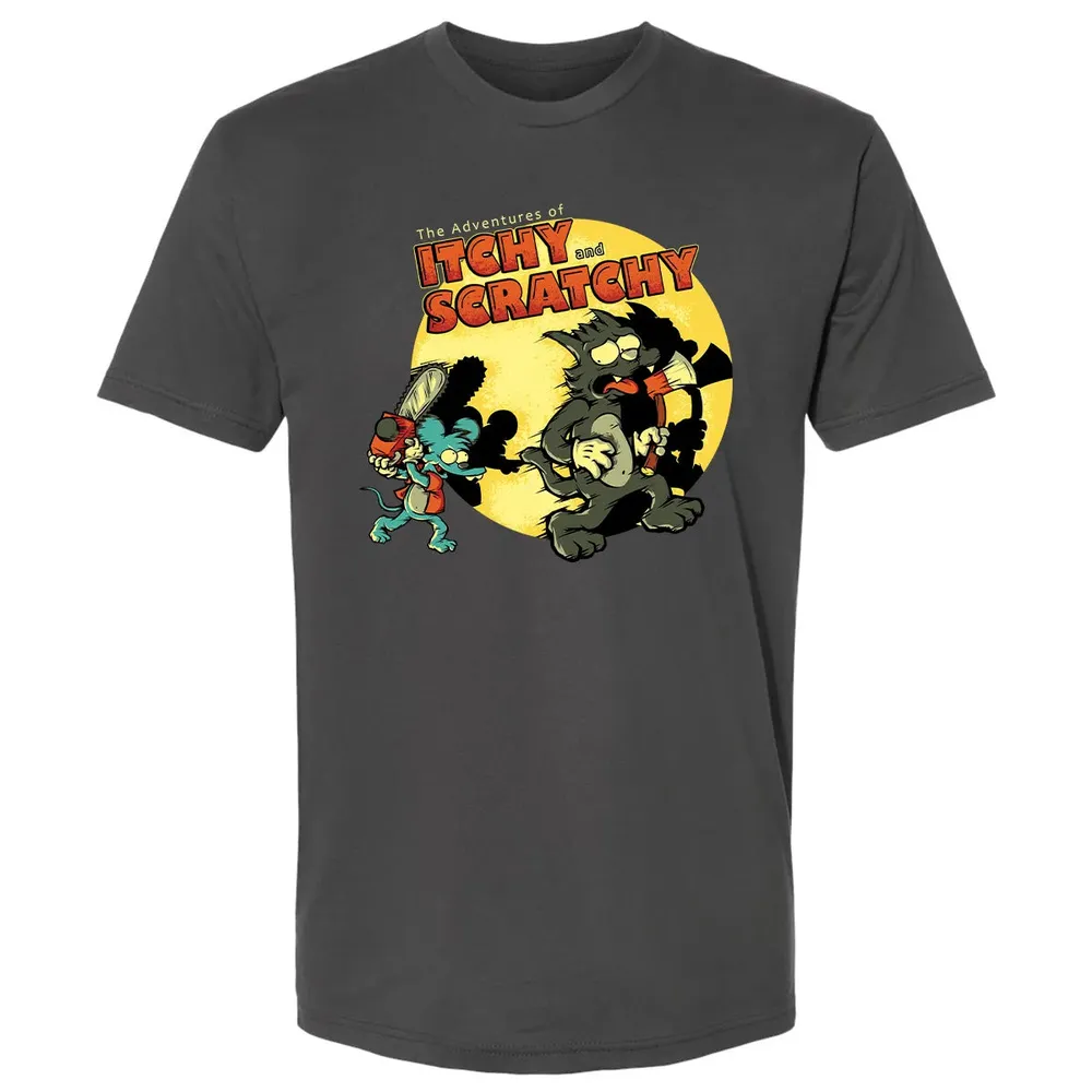 Adventures Of Itchy and Scratchy Premium Unisex T-shirt - 8
