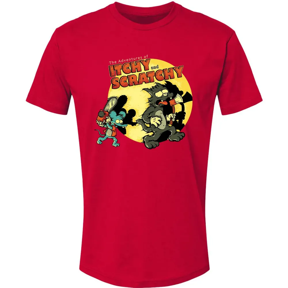 Adventures Of Itchy and Scratchy Premium Unisex T-shirt - 6