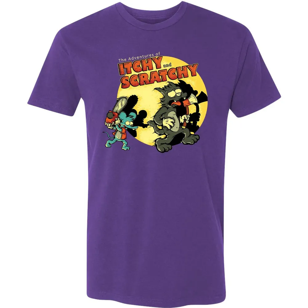 Adventures Of Itchy and Scratchy Premium Unisex T-shirt - 7