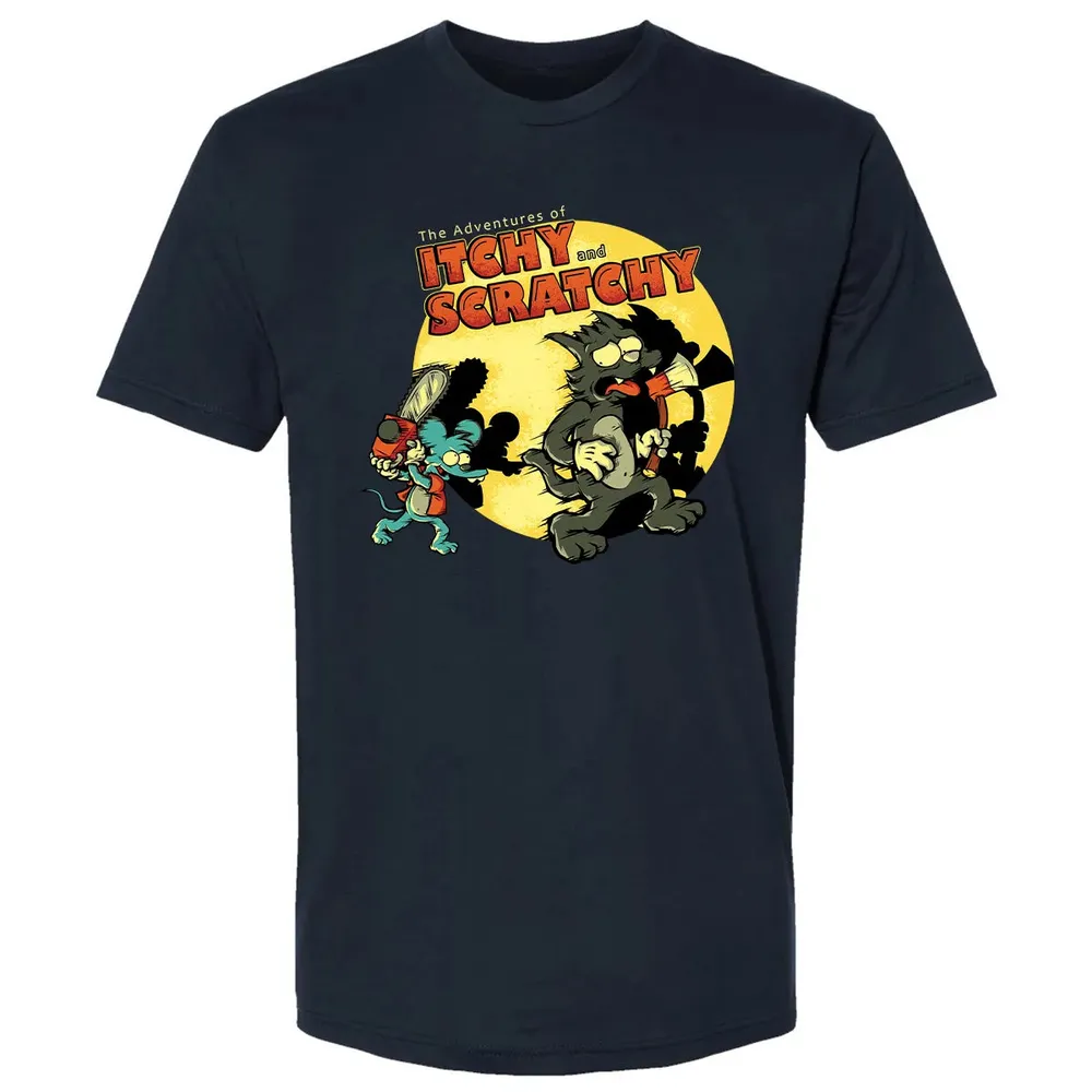 Adventures Of Itchy and Scratchy Premium Unisex T-shirt - 2