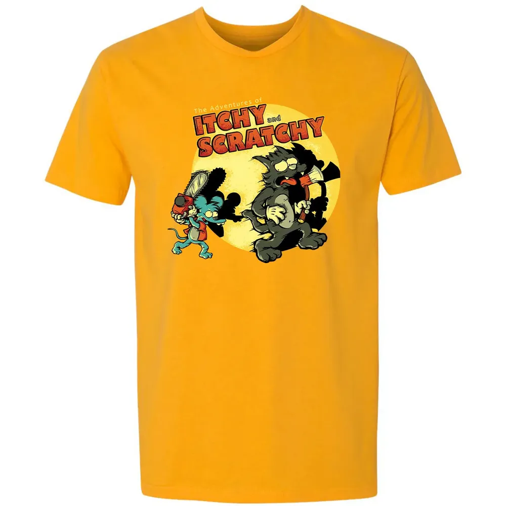 Adventures Of Itchy and Scratchy Premium Unisex T-shirt - 11