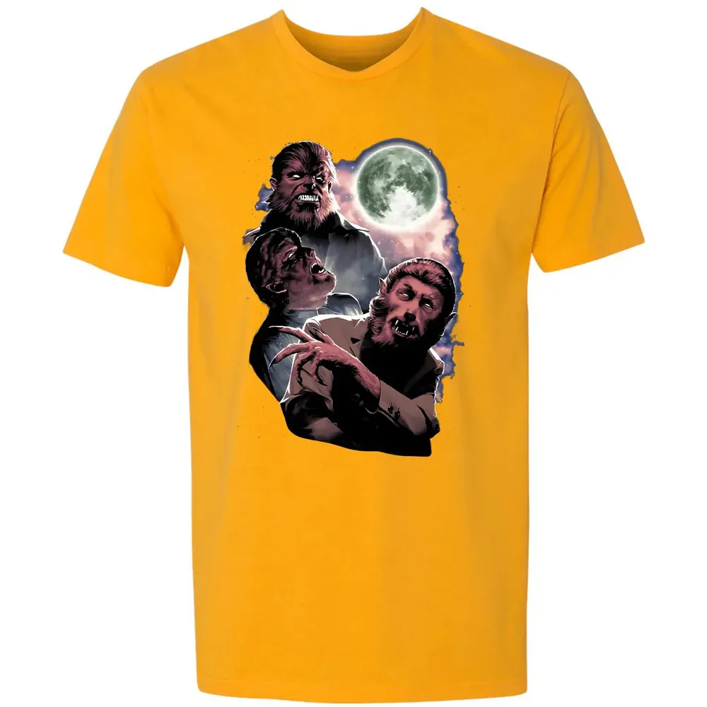 Wolf Man Moon Premium Unisex T-shirt - 11