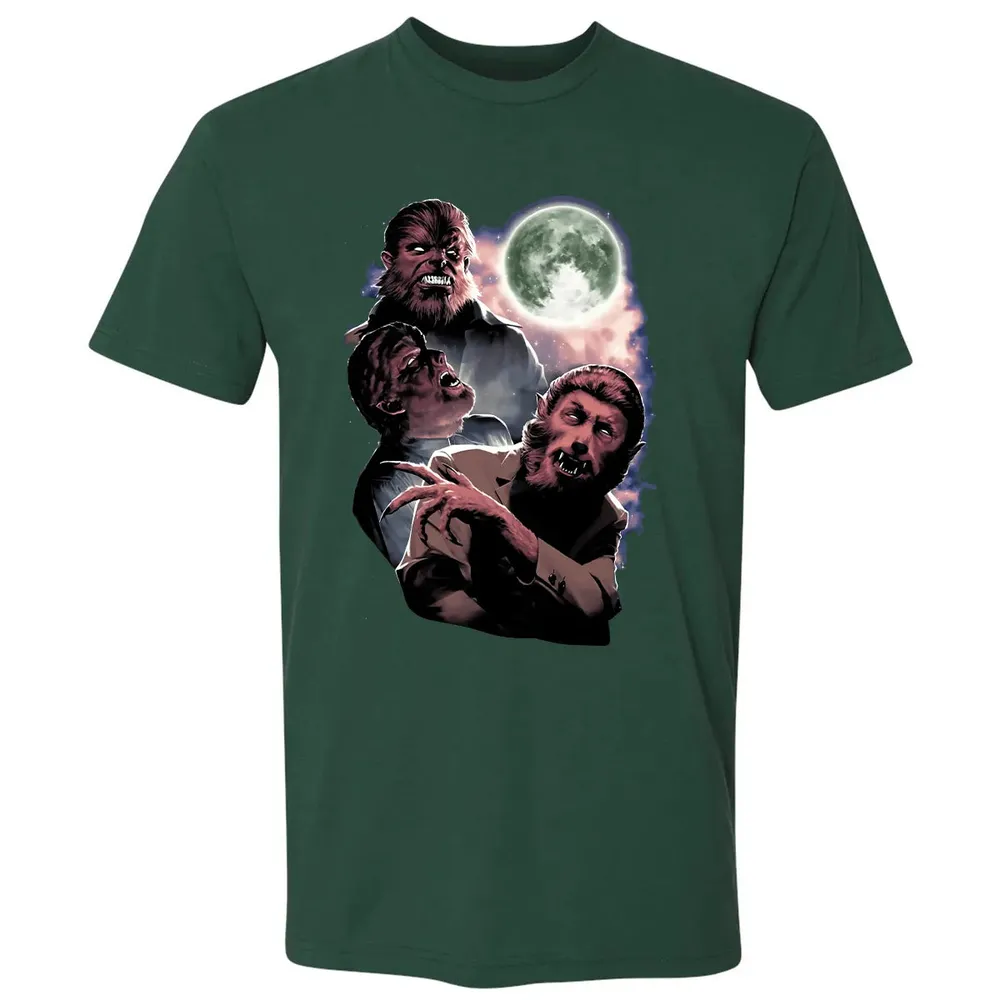 Wolf Man Moon Premium Unisex T-shirt - 12