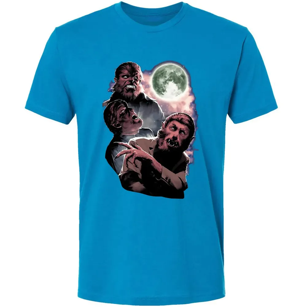 Wolf Man Moon Premium Unisex T-shirt - 15