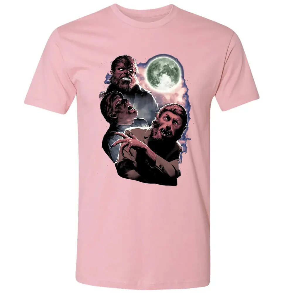 Wolf Man Moon Premium Unisex T-shirt - 3