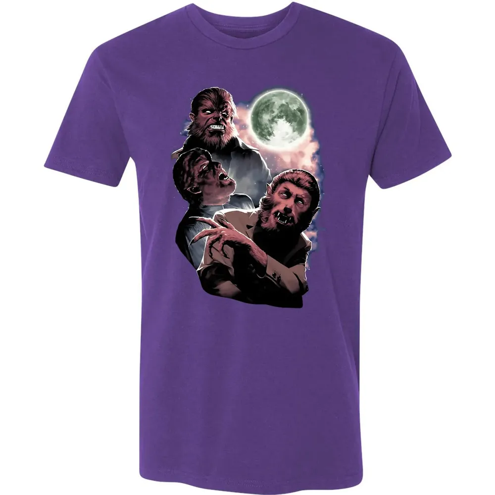 Wolf Man Moon Premium Unisex T-shirt - 7