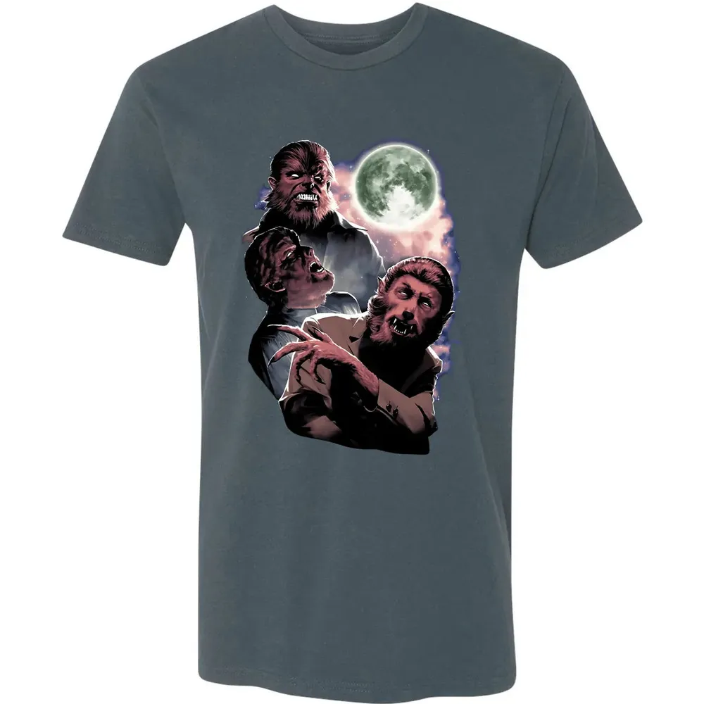 Wolf Man Moon Premium Unisex T-shirt - 14