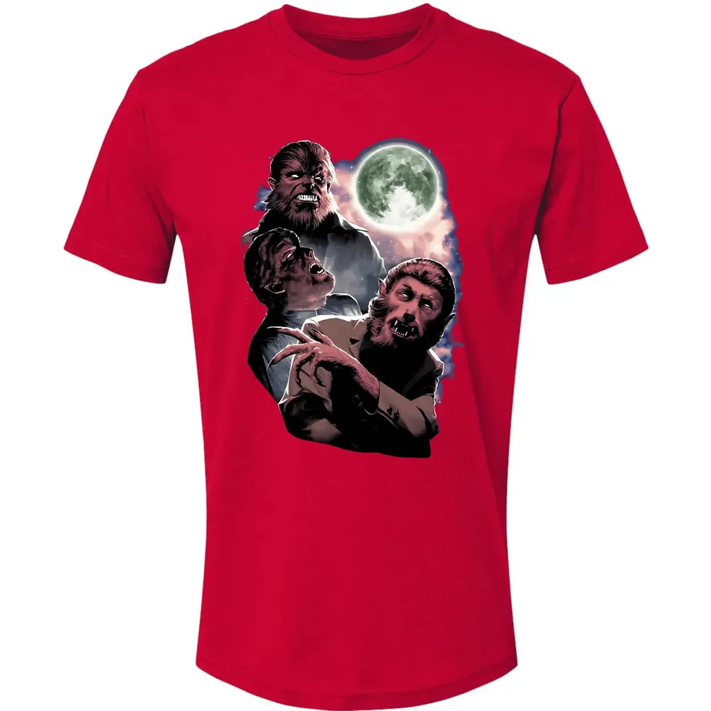 Wolf Man Moon Premium Unisex T-shirt - 6