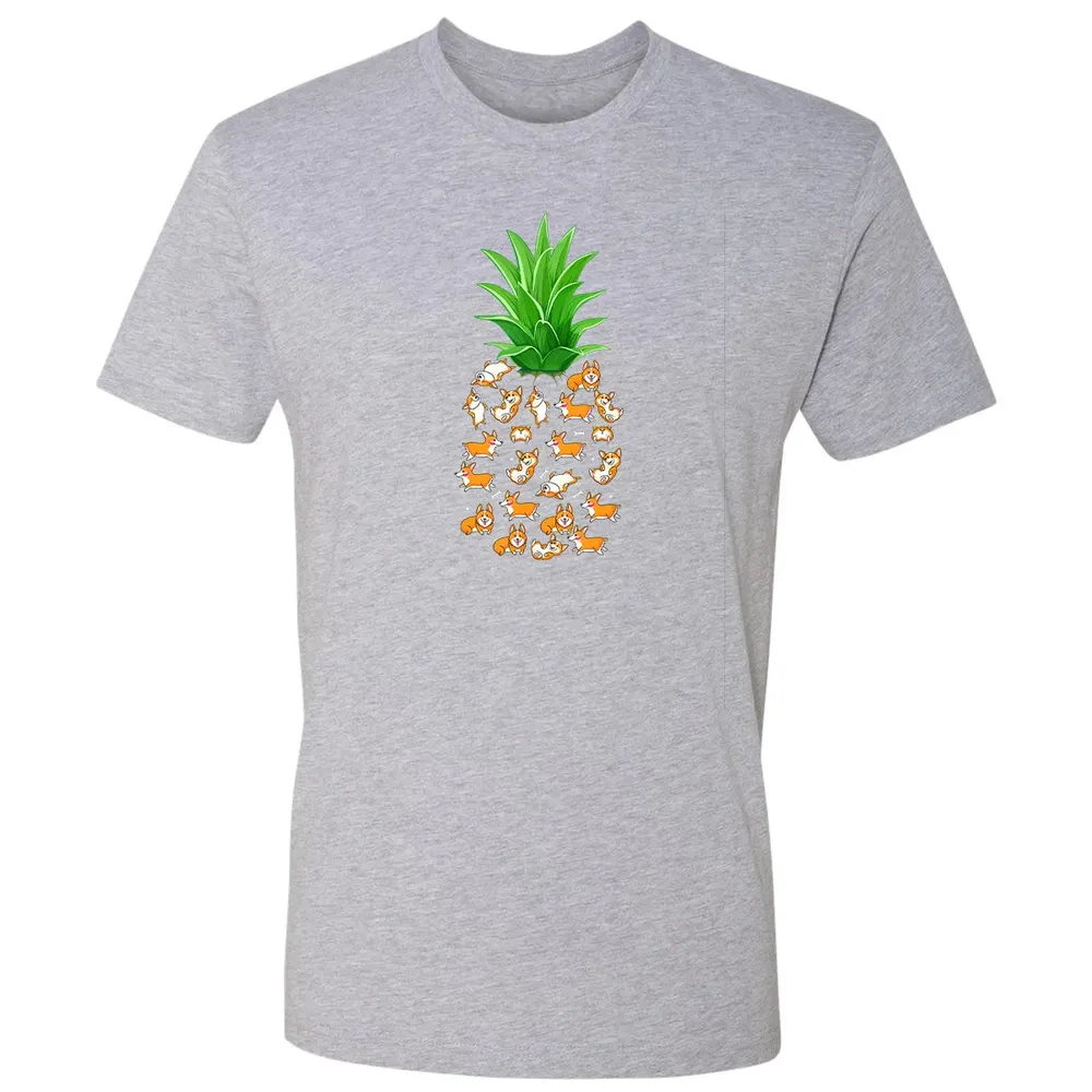 Pineapple Corgi  Funny Birthday gift For Corgi Lovers Premium Unisex T-shirt - 9