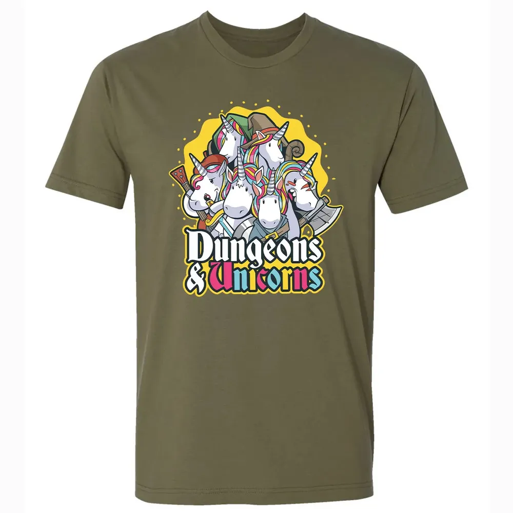 Dungeons And Unicorns Premium Unisex T-shirt - 5