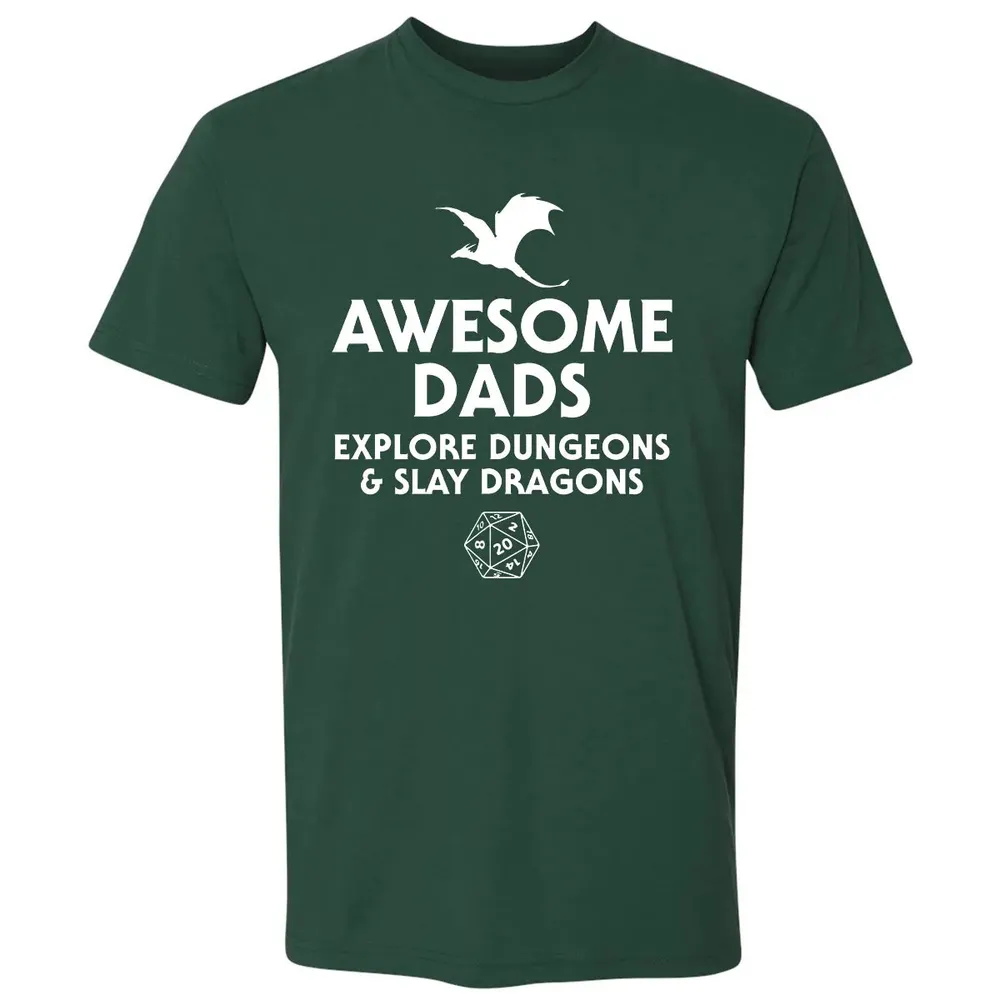 Awesome Dads Slay Dragons Premium Unisex T-shirt - 12