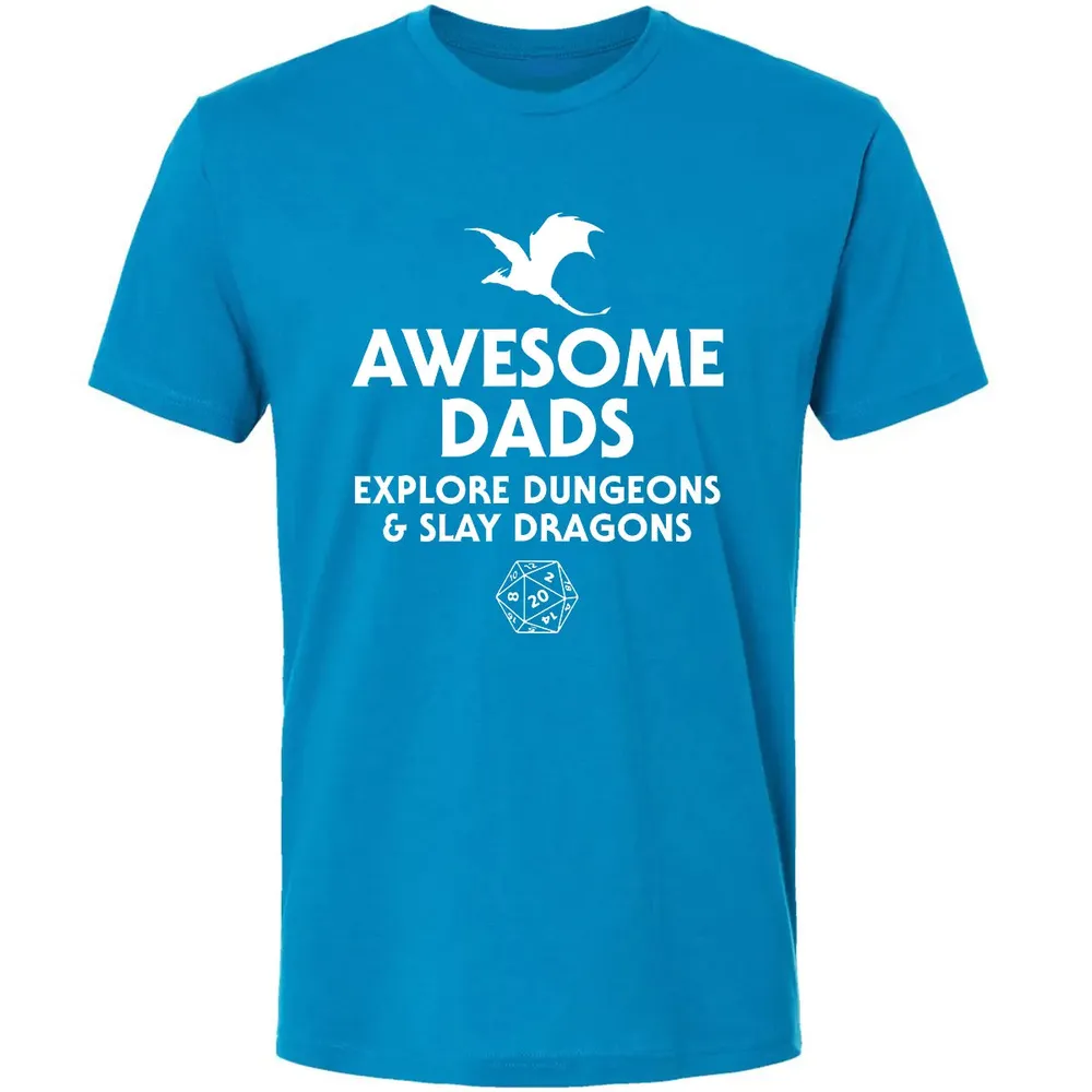 Awesome Dads Slay Dragons Premium Unisex T-shirt - 15