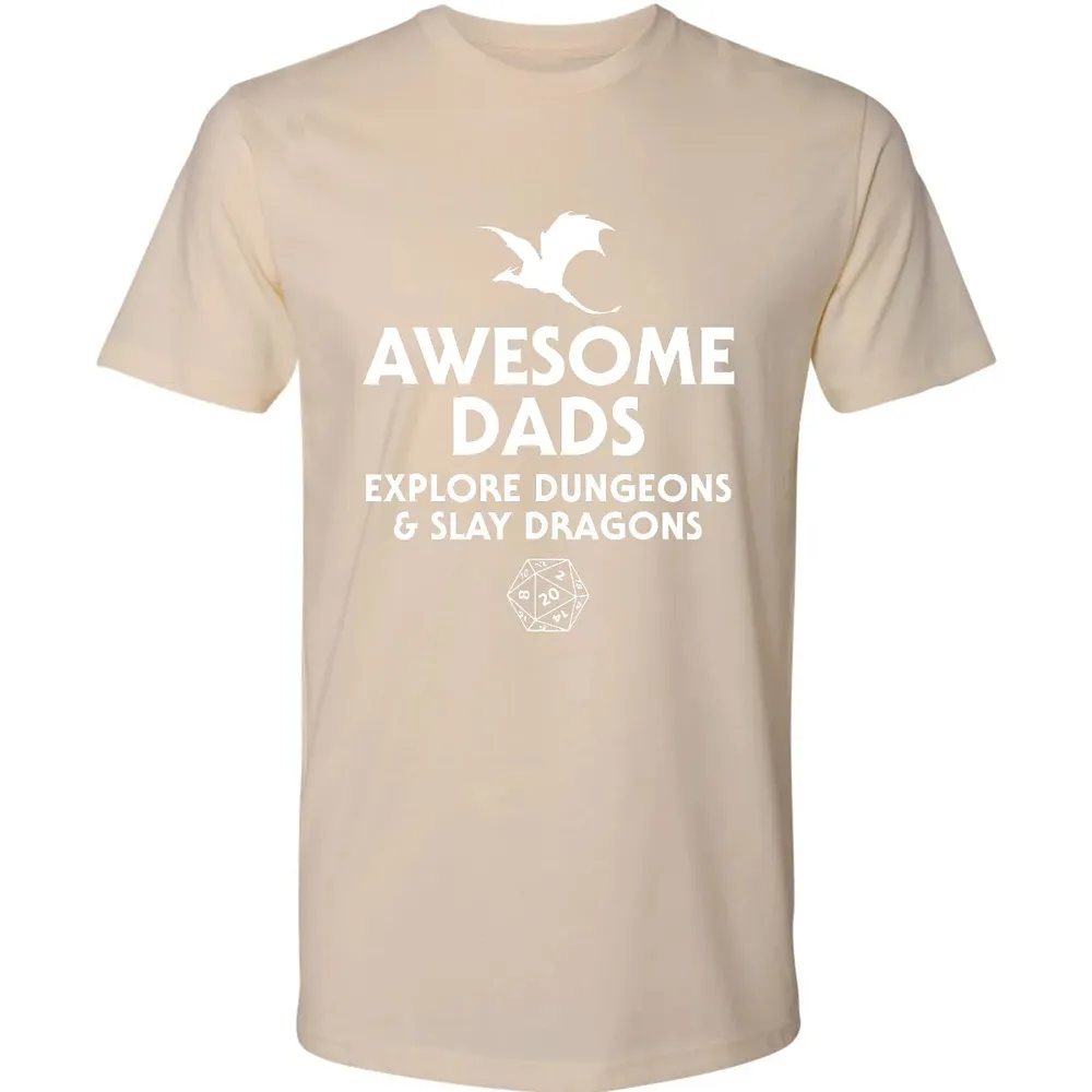 Awesome Dads Slay Dragons Premium Unisex T-shirt - 13