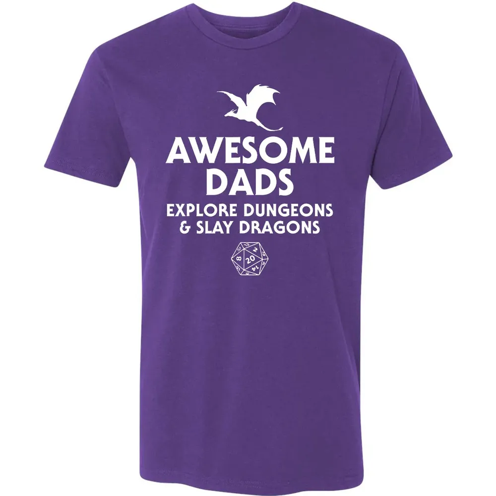 Awesome Dads Slay Dragons Premium Unisex T-shirt - 7