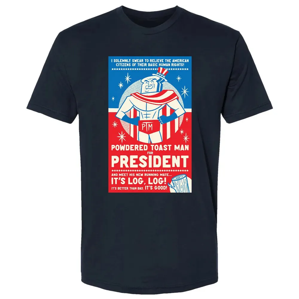 Powdered Toast Man For President Premium Unisex T-shirt - 2