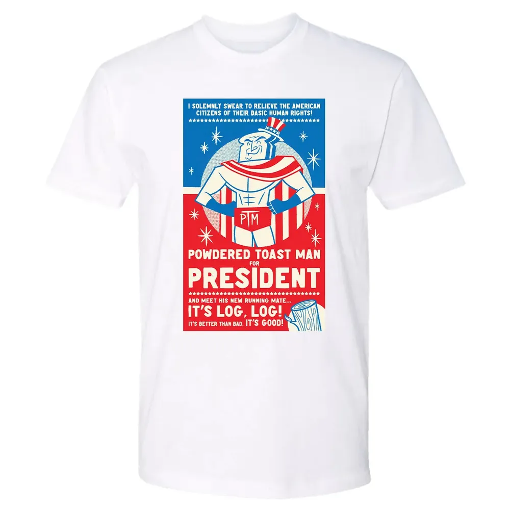 Powdered Toast Man For President Premium Unisex T-shirt - 4