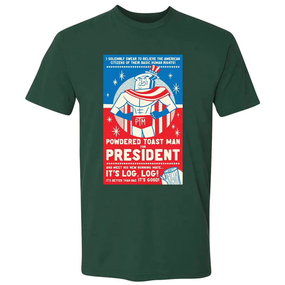 Powdered Toast Man For President Premium Unisex T-shirt - 12