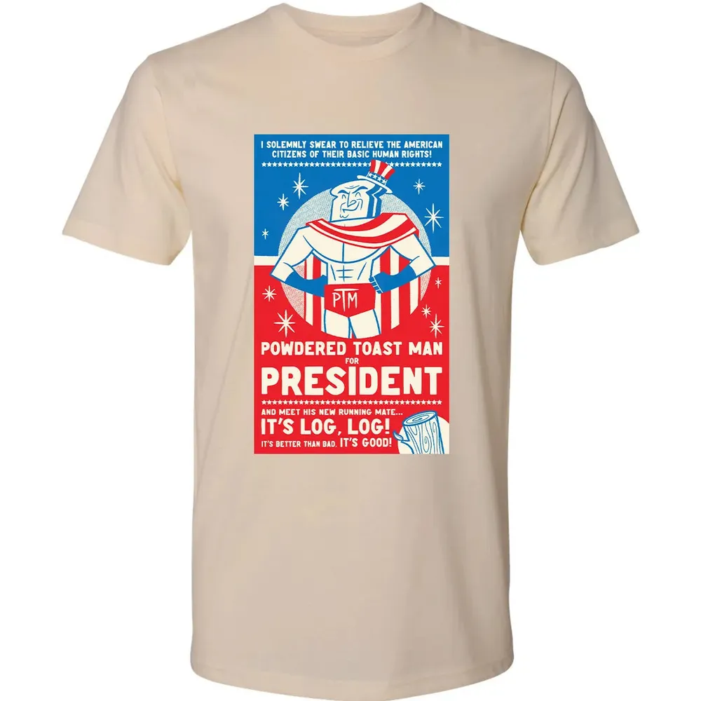 Powdered Toast Man For President Premium Unisex T-shirt - 13