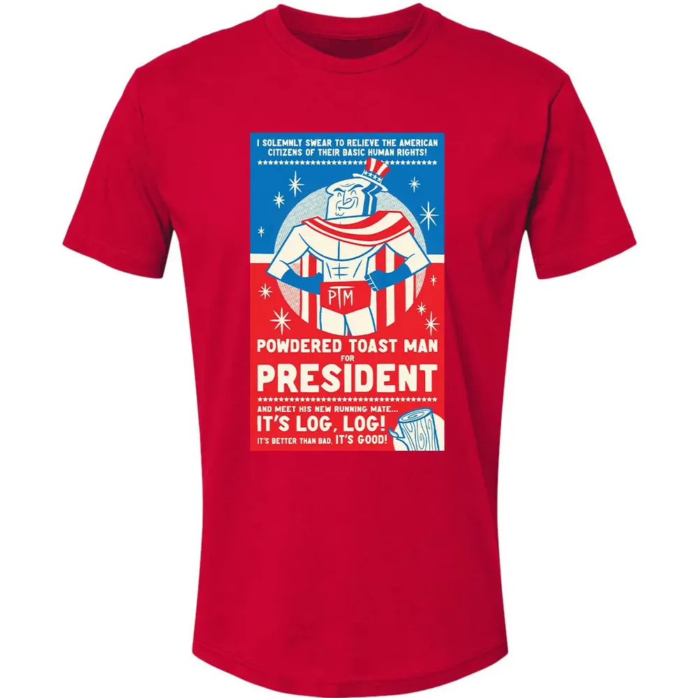 Powdered Toast Man For President Premium Unisex T-shirt - 6