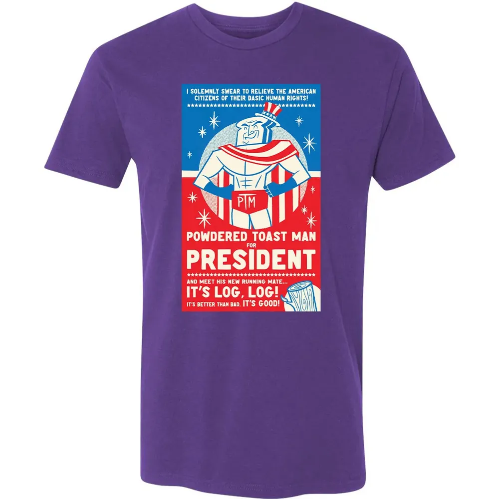 Powdered Toast Man For President Premium Unisex T-shirt - 7