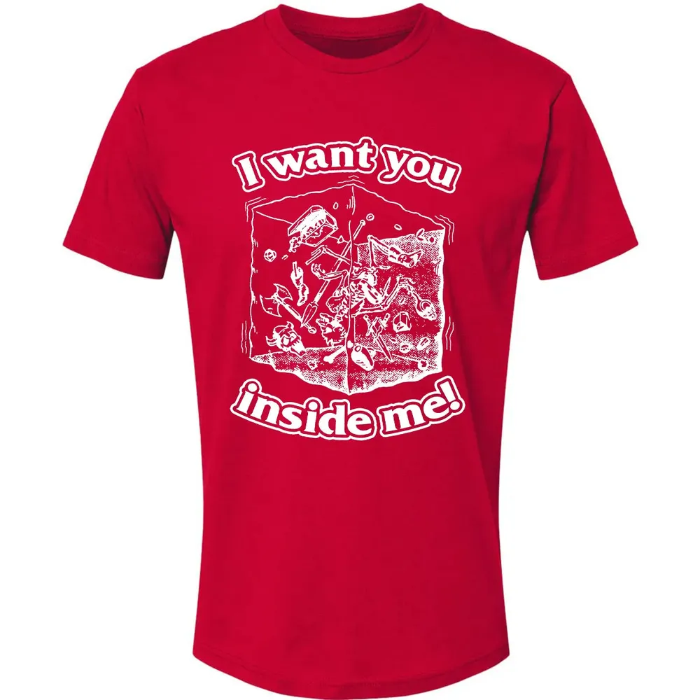 I Want You Inside Me Premium Unisex T-shirt - 6