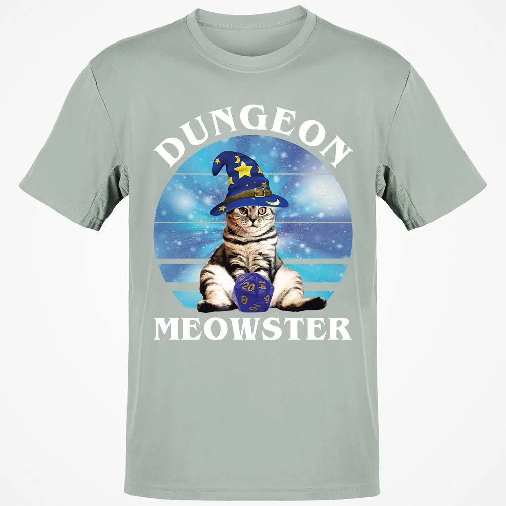 Dungeon Meowster Vintage T-Shirt - Ash - 2