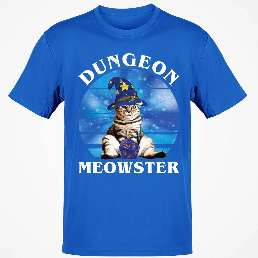 Dungeon Meowster Vintage T-Shirt - Royal - 11