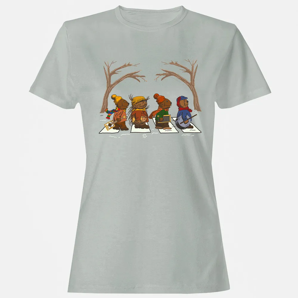 Women's T-shirt - 4PAANAEH - Ash - 2