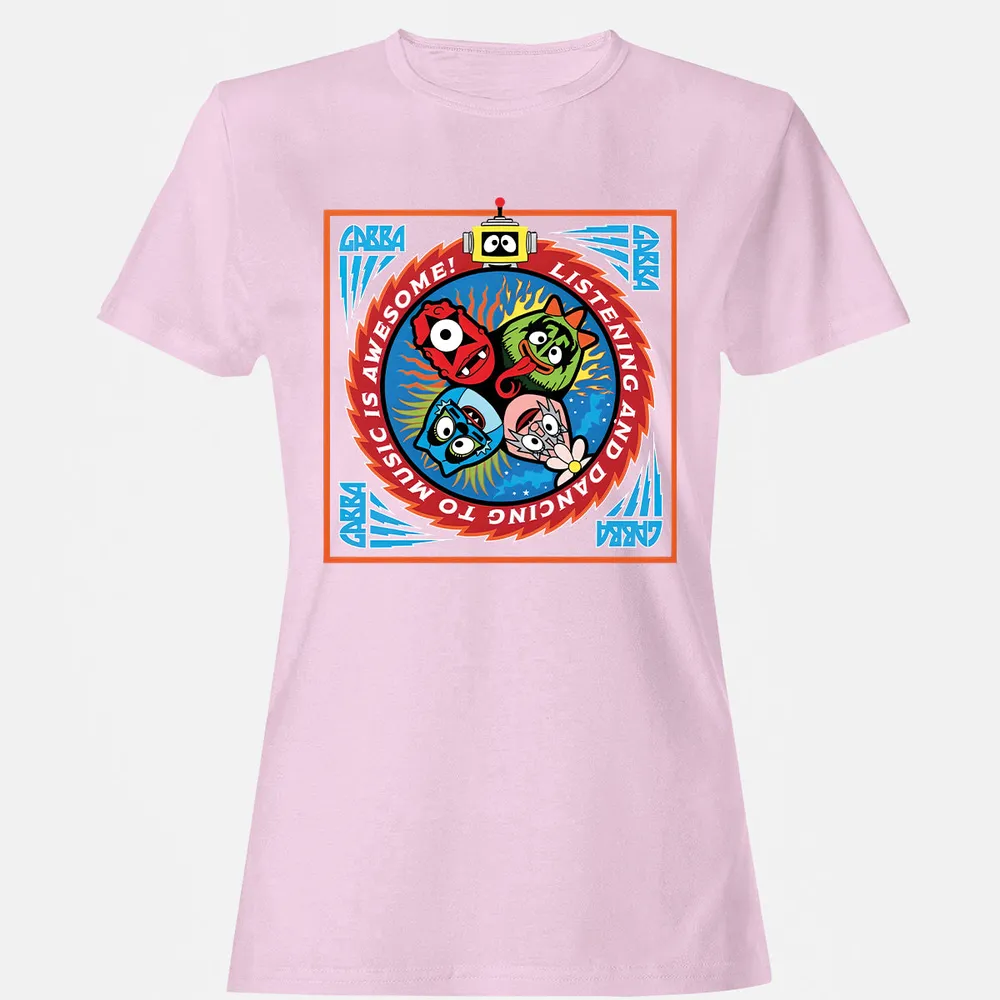 Listening and Dancing Yo Gabba Gabba! - Light Pink - 9