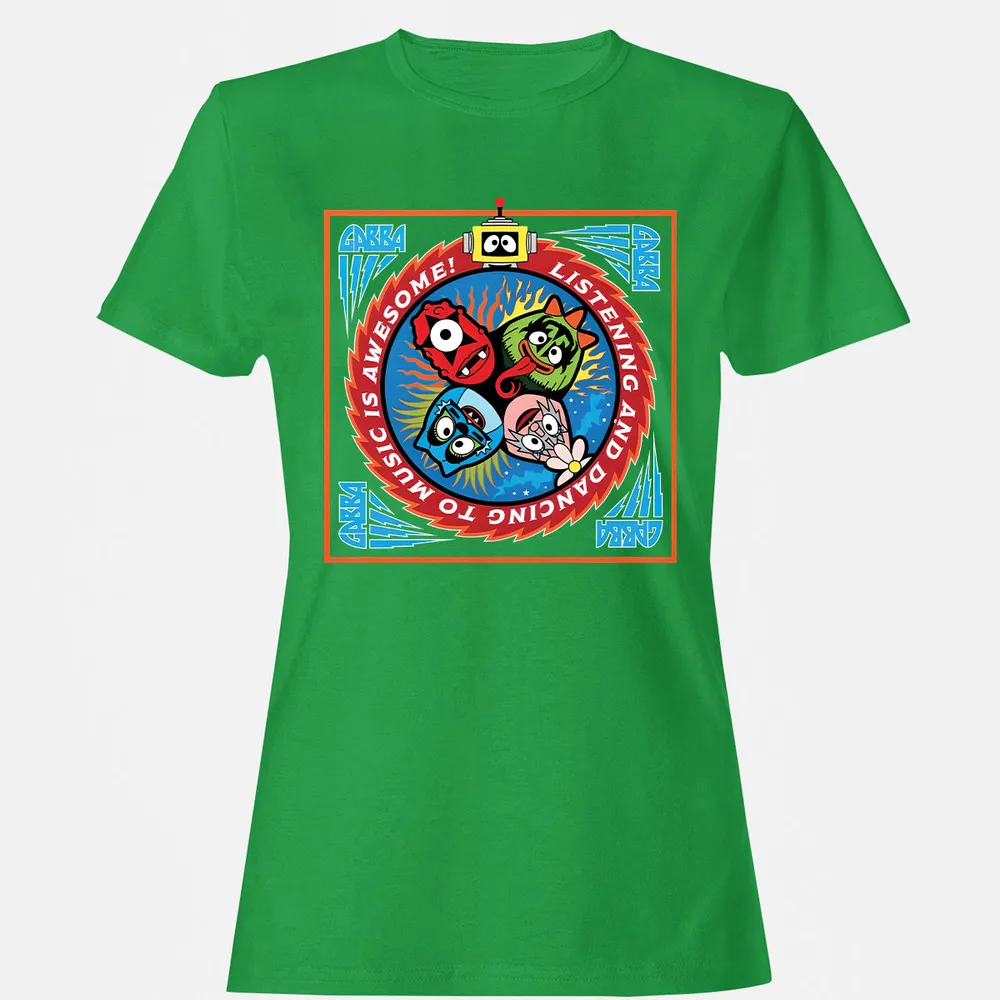 Listening and Dancing Yo Gabba Gabba! - Irish Green - 7