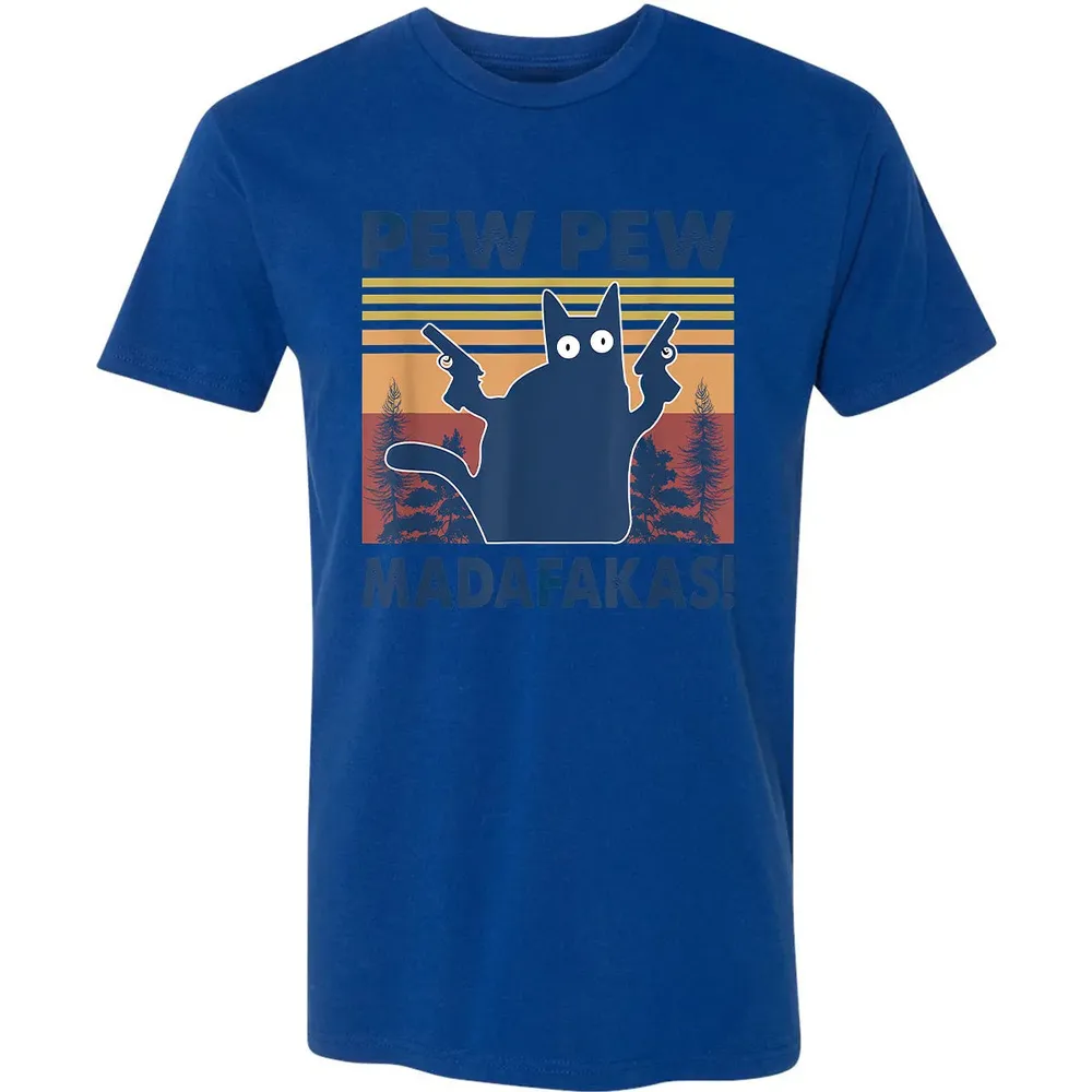 Cat Pew Pew Madafakas Premium Unisex T-shirt - 10