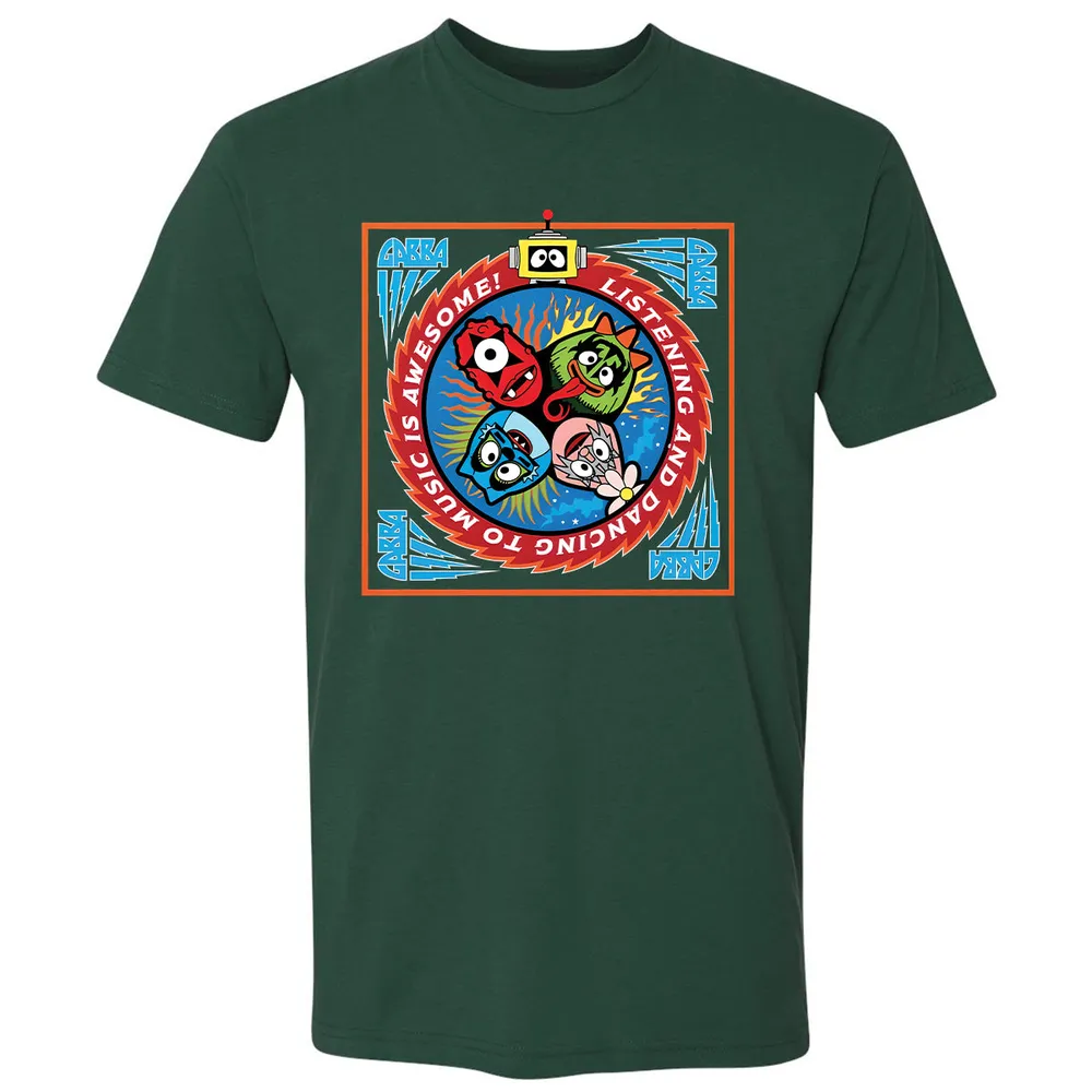 Listening and Dancing Yo Gabba Gabba! - Forest Green - 13